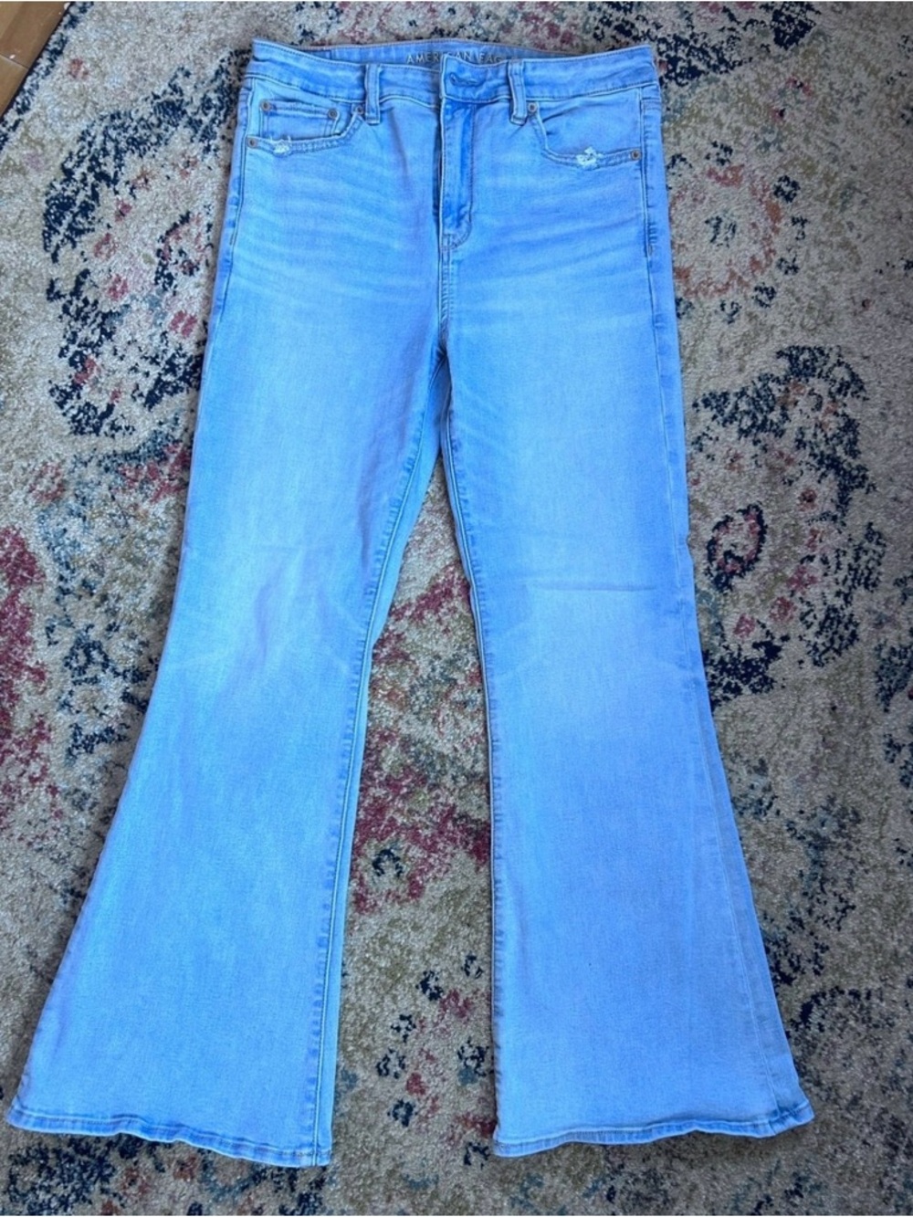 American Eagle Outfitters Light Blue Flare Jeans